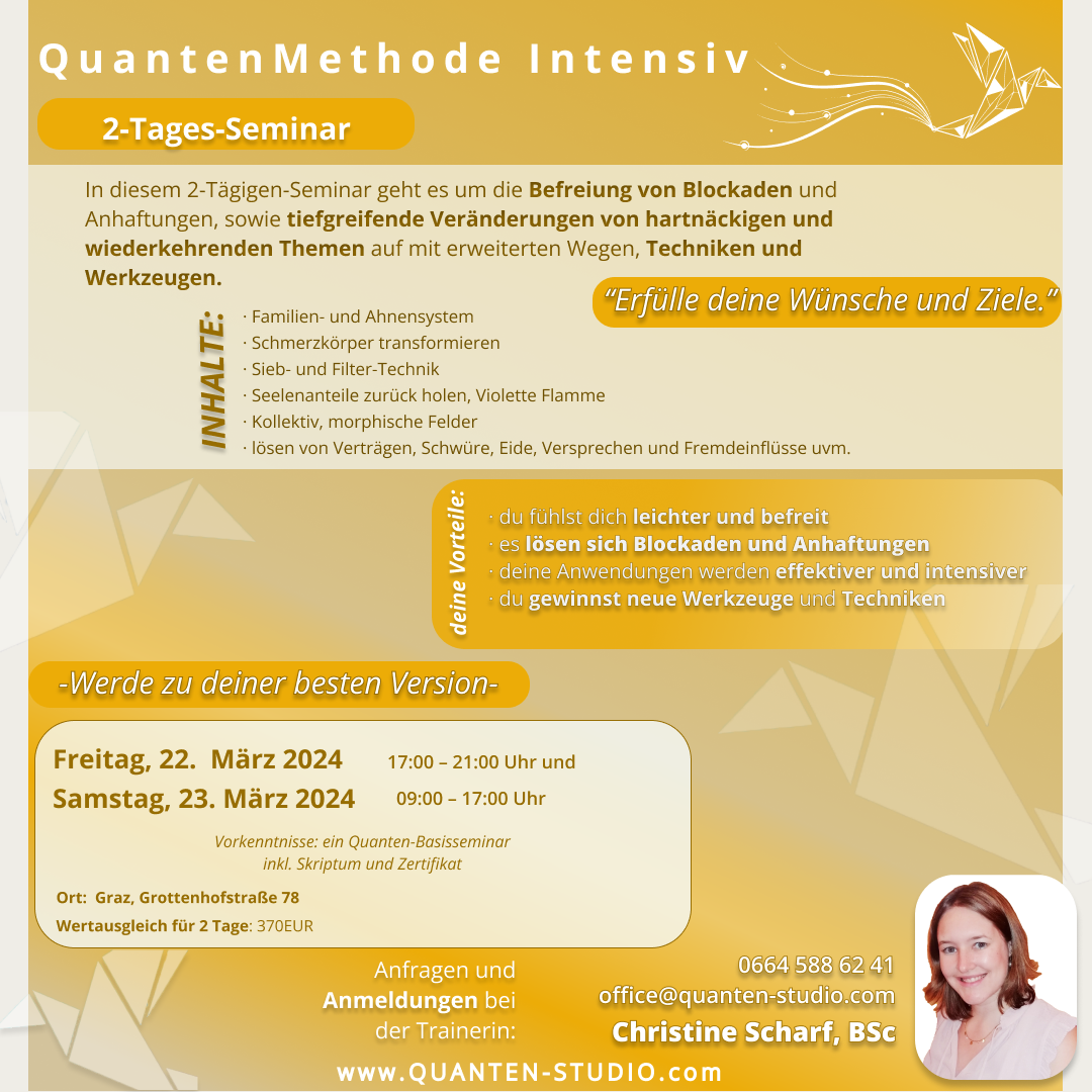 Quantenmethode Intensiv